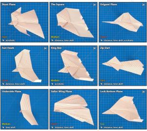 foldnfly 一个在线教你怎样折纸飞机的网站