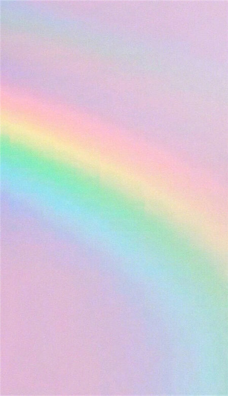 蓝天白云彩虹壁纸高清图片大全，阳光励志的唯美彩虹图片