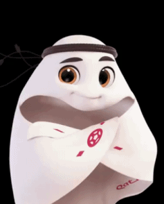 卡塔尔吉祥物拉伊卜动态表情包，有趣又调皮的gif表情包合集