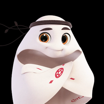 卡塔尔吉祥物拉伊卜动态表情包，有趣又调皮的gif表情包合集