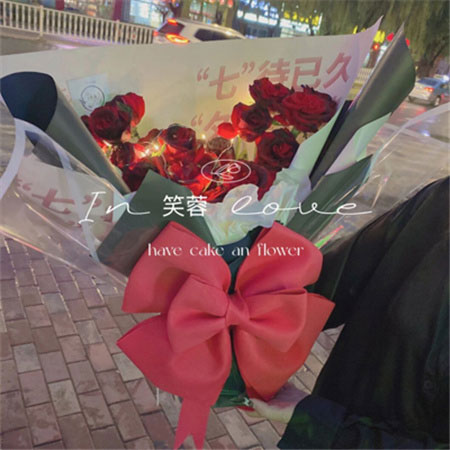 七夕浪漫爱意玫瑰花图片真实，七夕想要给你一束最美的花背景壁纸
