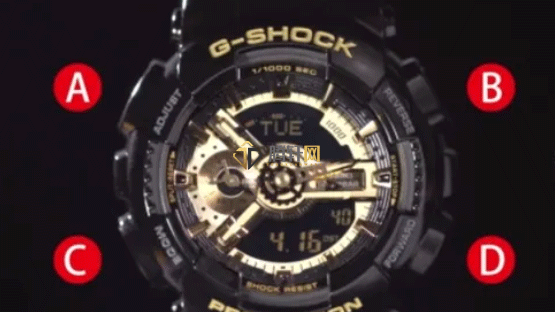 G-SHOCK手表如何调整时间？gshock手表调整时间方法图文教程
