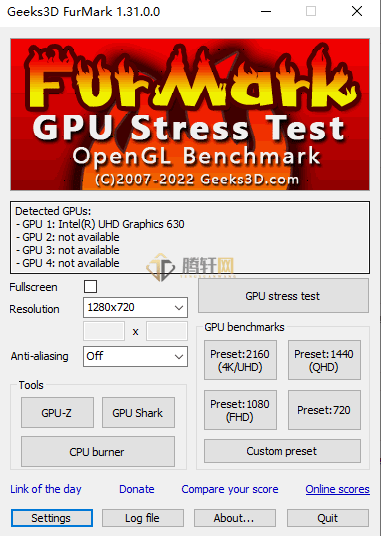 FurMark烤多久才不会伤显卡？furmark测试显卡性能方法图文教程