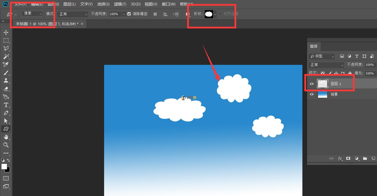 Photoshop怎么添加云朵飘动的动画效果? Ps制作云彩飘动效果方法详细步骤图文教程