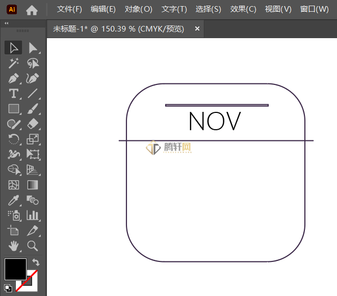 Adobe Illustrator如何设计日历APP图标第4步